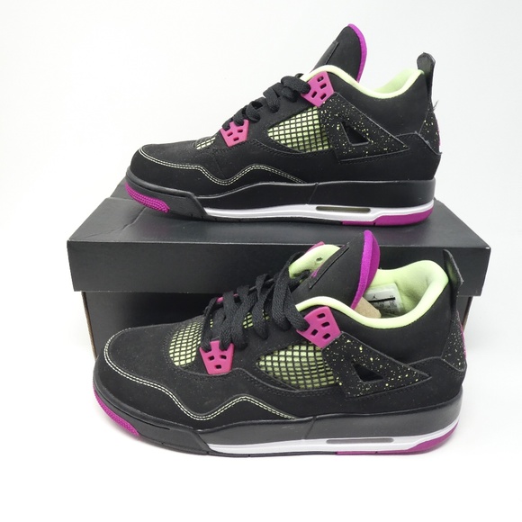 jordan 4 pink and green